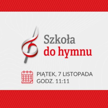 plakat Szkoła do hymnu