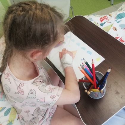 Zajęcia koła plastycznego Zajęcia koła plastycznego