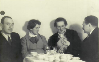 Od lewej: Jan Rybak, Zula Trawińska, Zofia E. Gałęska - 1958 r.